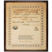 C. 1870, AMERICAN SAMPLER, SIG
