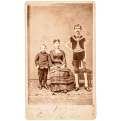 C 1878 CARTE DE VISITE WITH P.