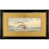 C. 1880 HUDSON RIVER SIDE WHEE