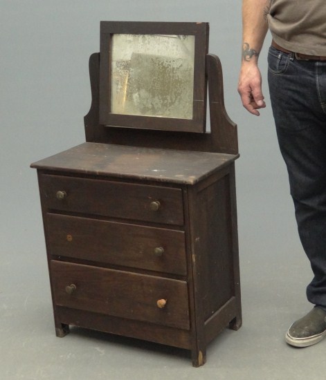 C. 1900 child' s dresser. 39'' Ht.
