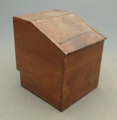 C. 1900's dovetailed woodbox.