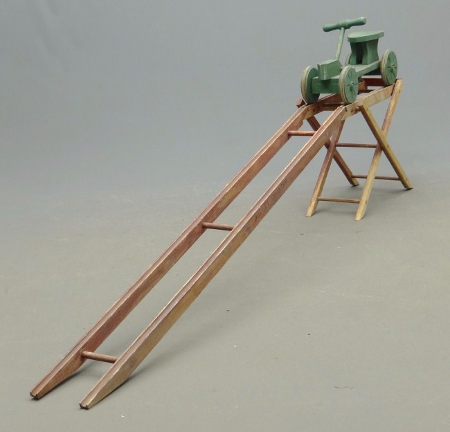 C. 1920 Bullet Coaster. Wood with