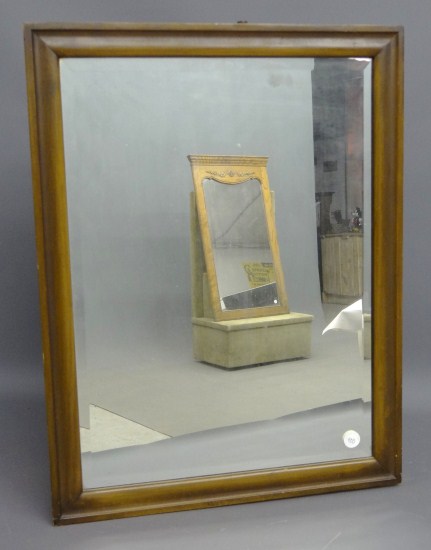 C. 1920' s beveled mirror. 21'' x