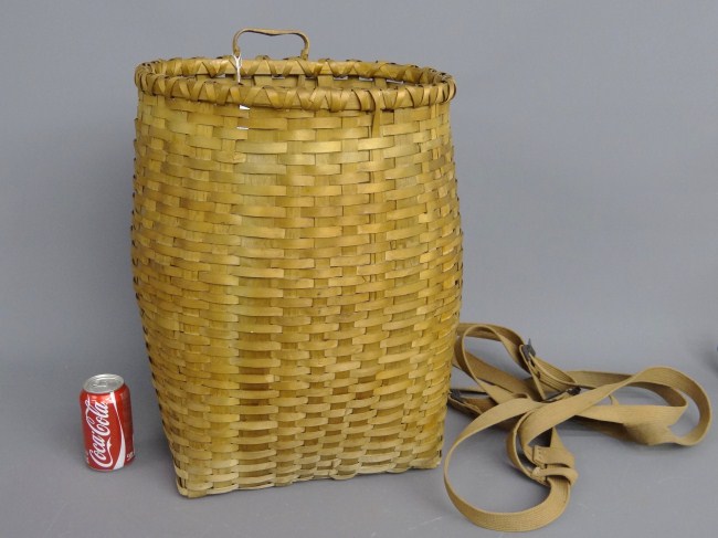 C. 1920' s pack basket. 22 1/2''