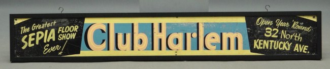 C. 1920's-30's ''Club Harlem