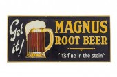C. 1920'S MAGNUS ROOT BEER EMB