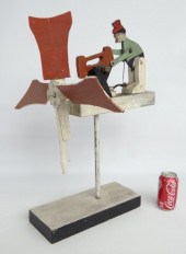 C. 1920's painted whirligig ma