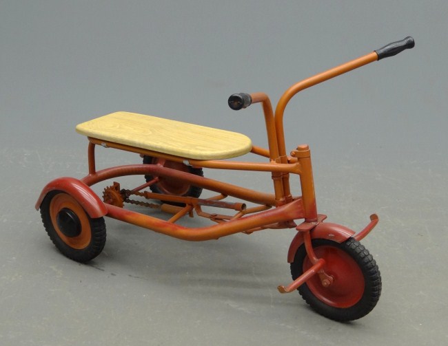 C. 1930 ratchet drive tricycle.