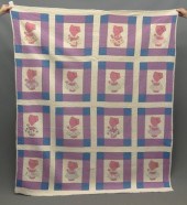 C. 1940's Sunbonnet Sue quilt.