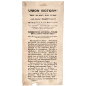 C APRIL 3RD, 1865, UNIQUE BROA