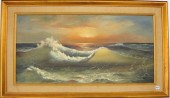 C. CARLSON OIL ON CANVAS seasc