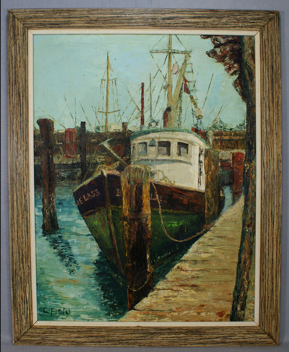 C Field, American, 20th c, o/c,