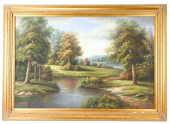 C. FREEMAN SIGNED OIL PAINTING