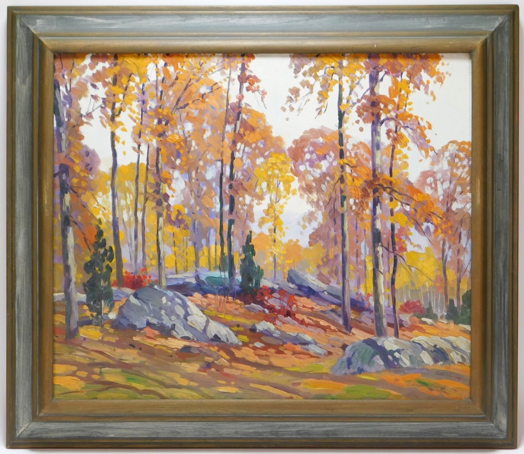 C. GORDON HARRIS AUTUMNAL LANDSCAPE