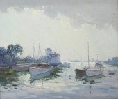 C. GORDON HARRIS DOCKED BOATS