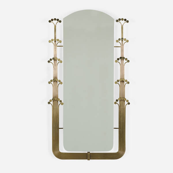 C. Jeré. mirror. 1977, brass-plated