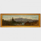 C. KENNEY: LAKE SCENE IN MOUNT