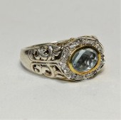 C. KRYPELL 18K GOLD STERLING T