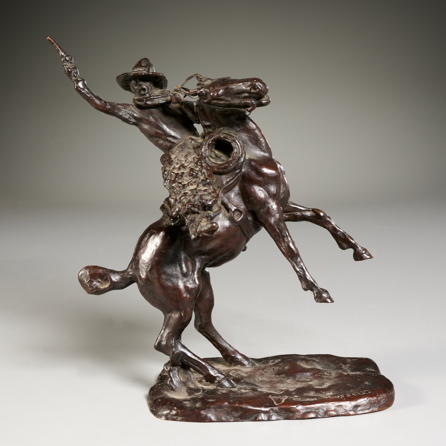 C. M. RUSSELL (AFTER), BRONZE