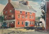 C. ROBERT PERRIN WATERCOLOR ON