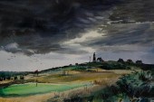 C. ROBERT PERRIN WATERCOLOR ON