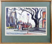 C. ROBERT PERRIN WATERCOLOR ON