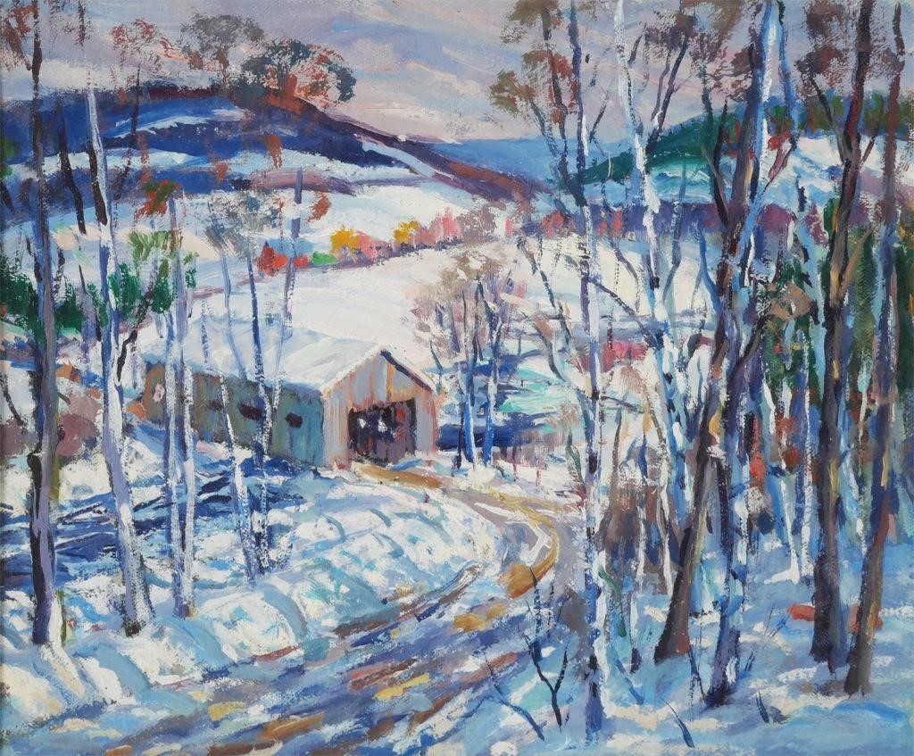 C. ROY MORSE O/B WINTER SCENE,