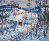 C. ROY MORSE O/B WINTER SCENE,