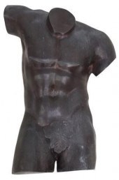 C. VALTON CAST BRONZE TORSO OF