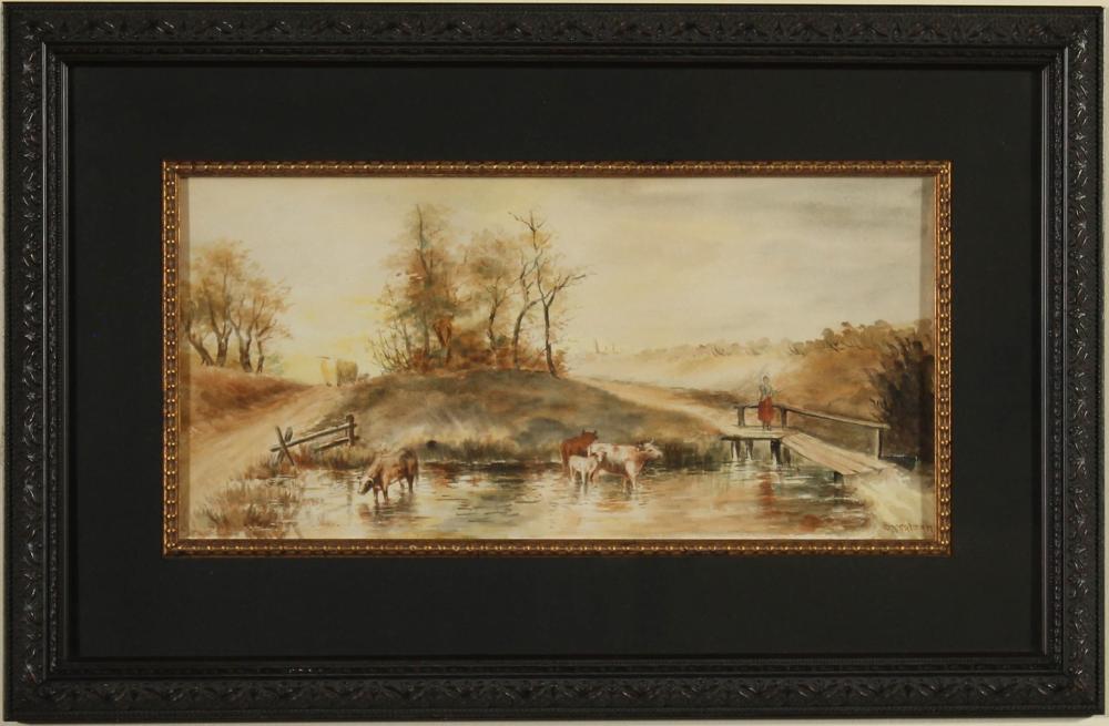 C. WATSON WATERCOLOR ON PAPERC.