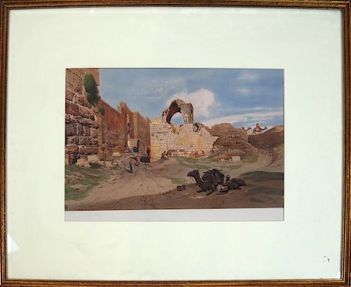 C. WERNER: VIEW OF JERUSALEM -
