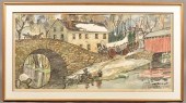 C X CARLSON WATERCOLOR CONESTO