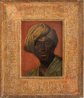 C. ZELLNER PORTRAIT OIL ON CAN