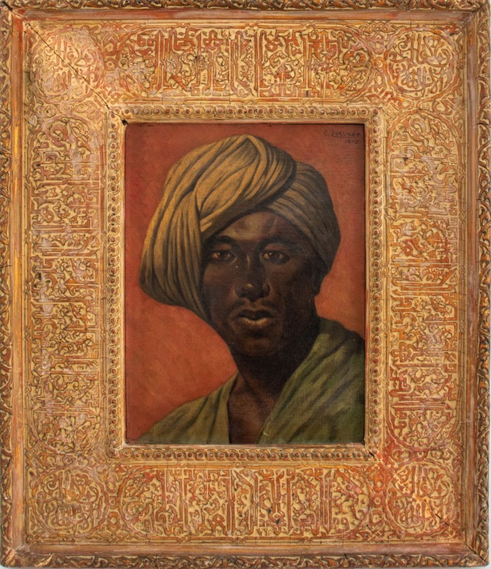 C. ZELLNER PORTRAIT OIL ON