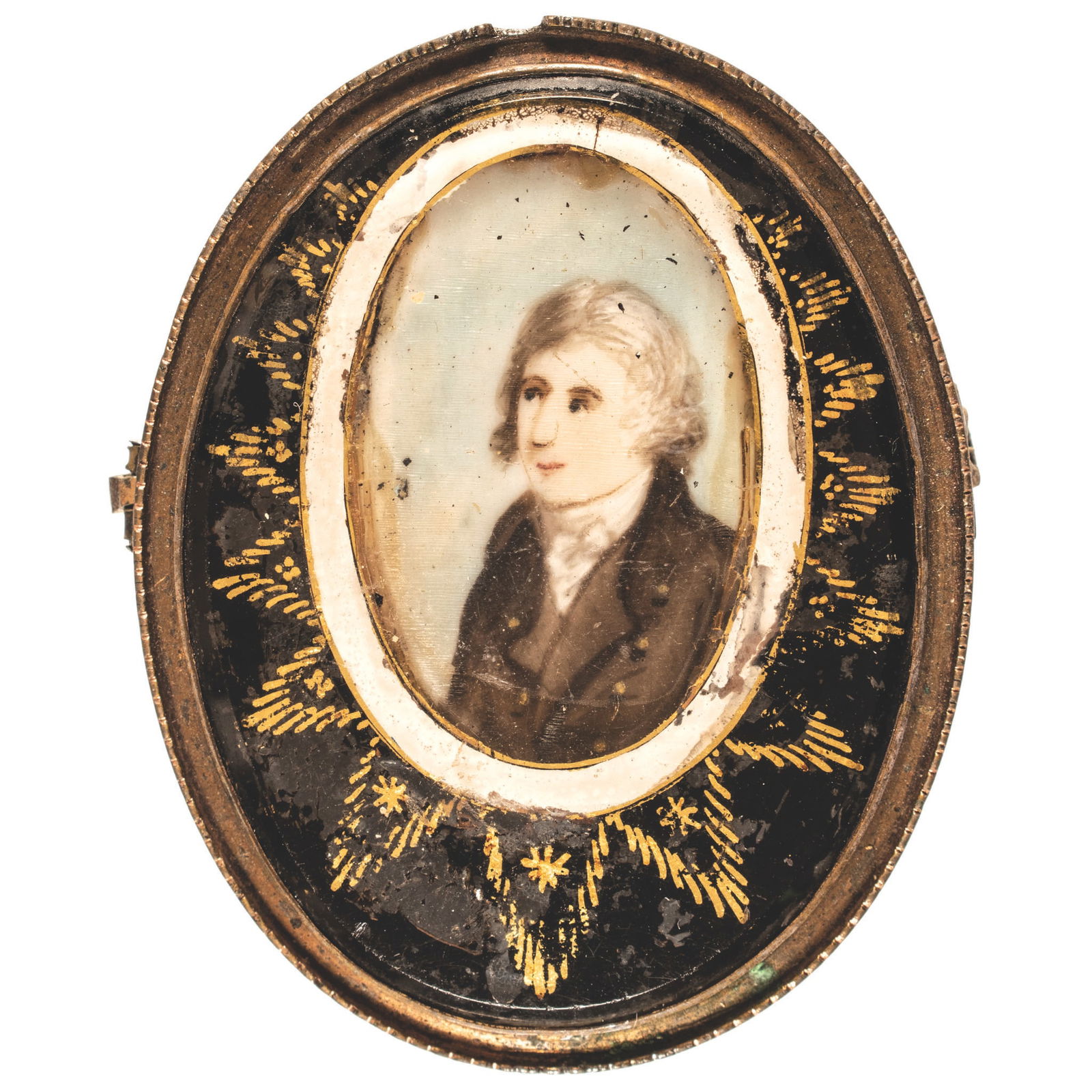 C1790 AMERICAN HANDPAINTED PORTRAIT