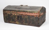 C1840 AMERICAN PAINTED LEATHER