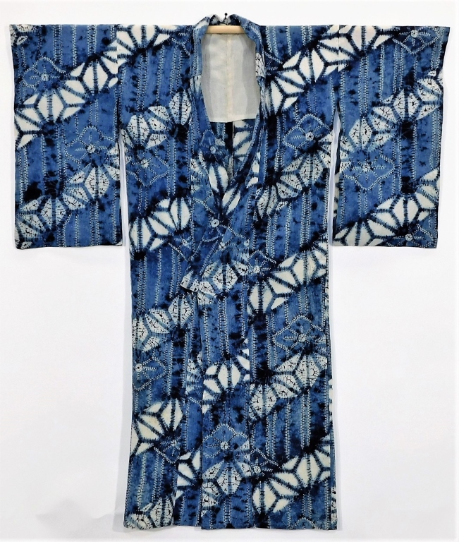 C.1840 JAPANESE EDO PERIOD NAVY TIE
