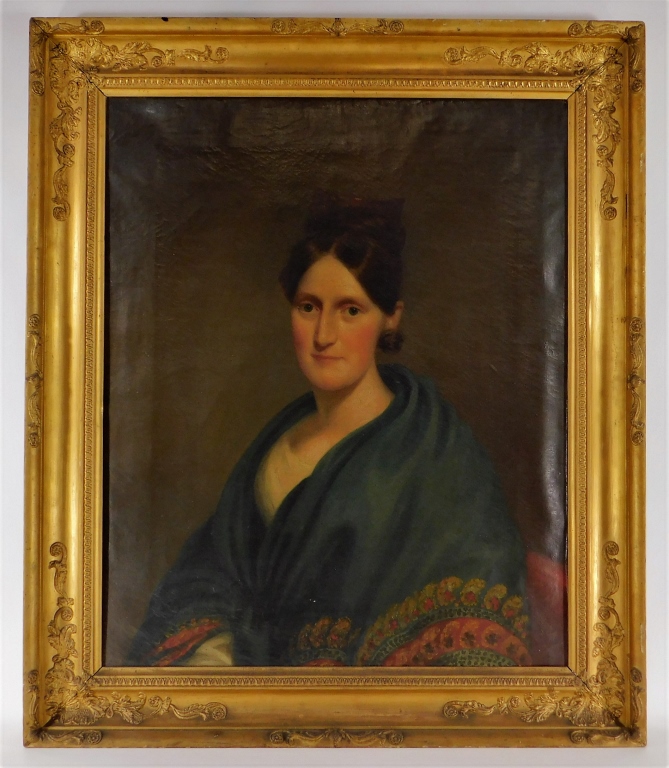 C.1850 AMERICAN O/C PORTRAIT