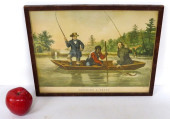 C.1854 NATHAN CURRIER LITHO -