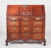 C.1900 BENCH MADE MAHOGANY SLA