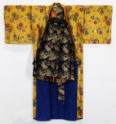 C.1900 MEIJI PERIOD KIMONO WIT