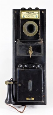 C.1910 GRAY PAY STATION WALL M
