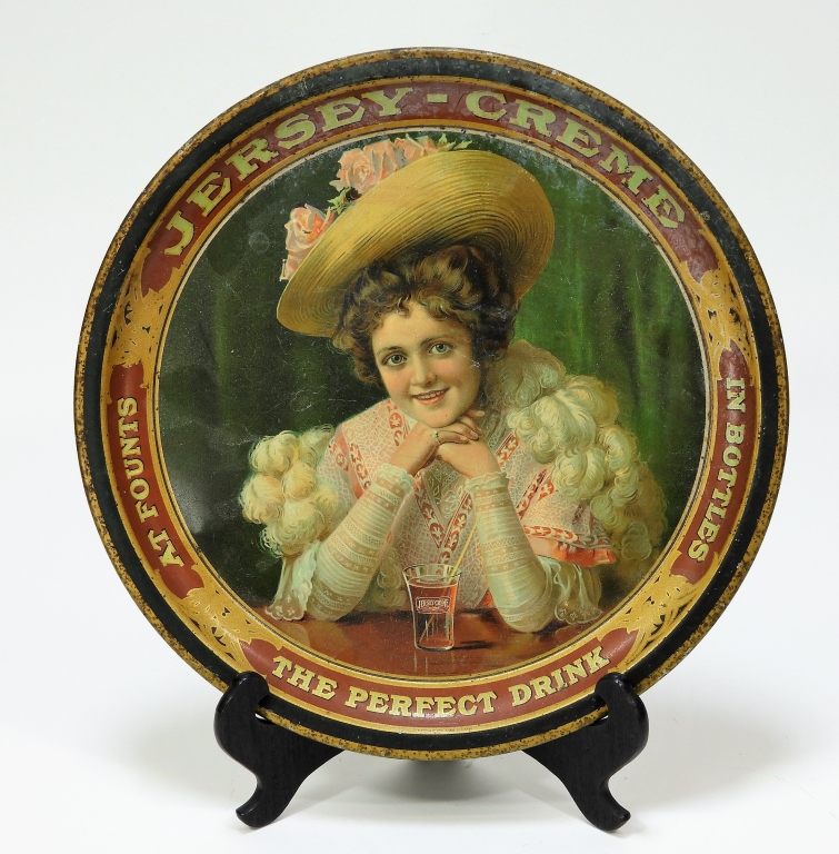 C.1910 JERSEY CREME TIN LITHO