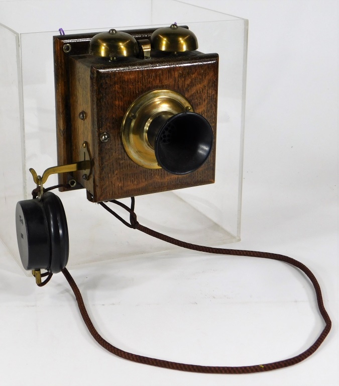 C.1912 COUCH WOODEN CASE INTERCOM
