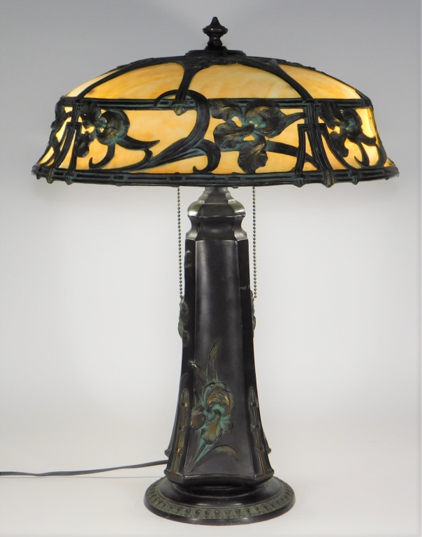 C.1915 AMERICAN ART NOUVEAU IRIS
