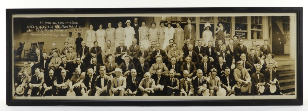 C.1925 PANORAMIC PHOTOGRAPH OF
