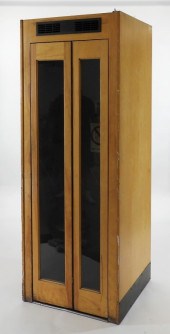 C.1940 VENTED LIGHT WOOD TELEP