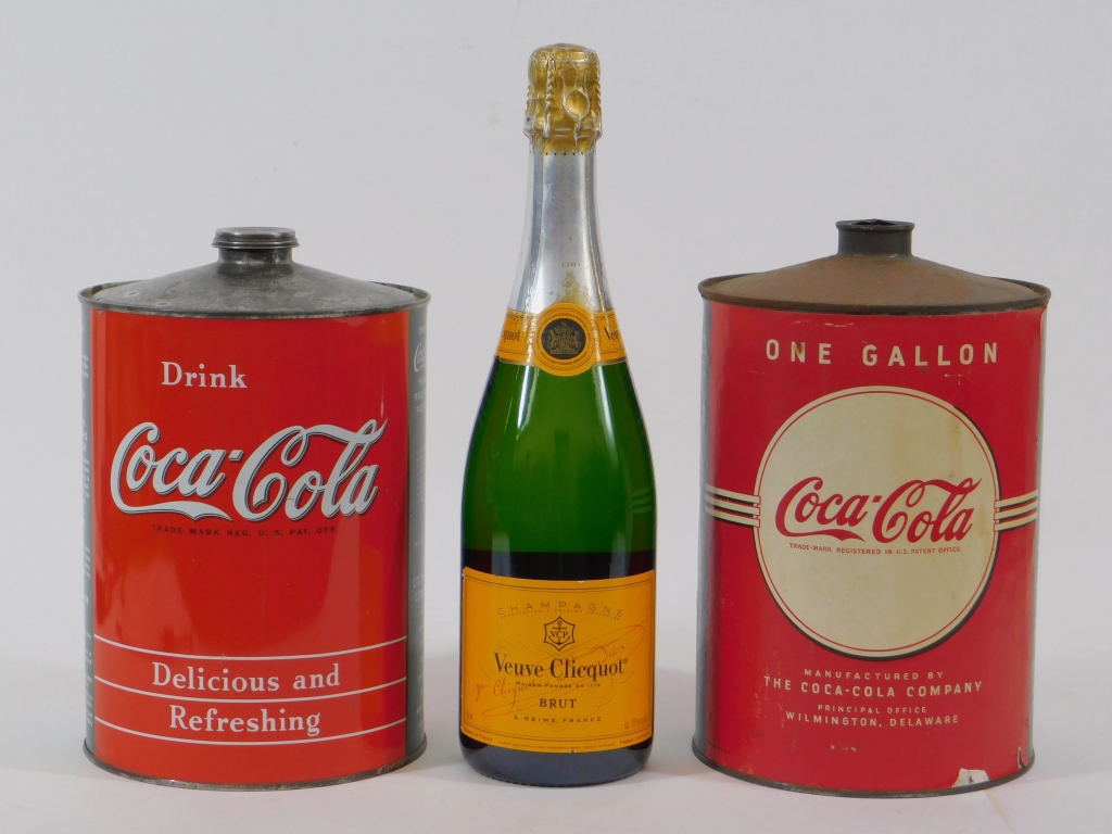 C.1945 COCA-COLA 1 GALLON TIN SYRUP