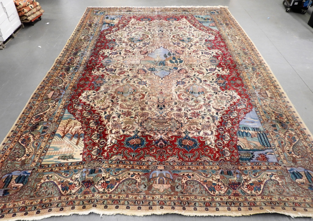 C.1960 OVERSIZE TABRIZ PERSIAN
