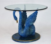 C.1970 HOLLYWOOD REGENCY FAUX